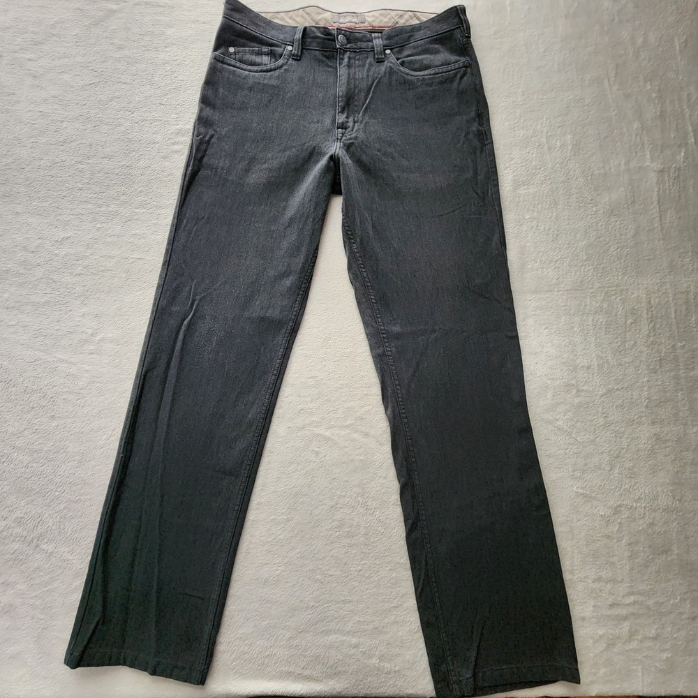 Kenneth Cole Reaction Pants Mens 36W 33L Grey Straight Leg Corduroy Tag 34x34